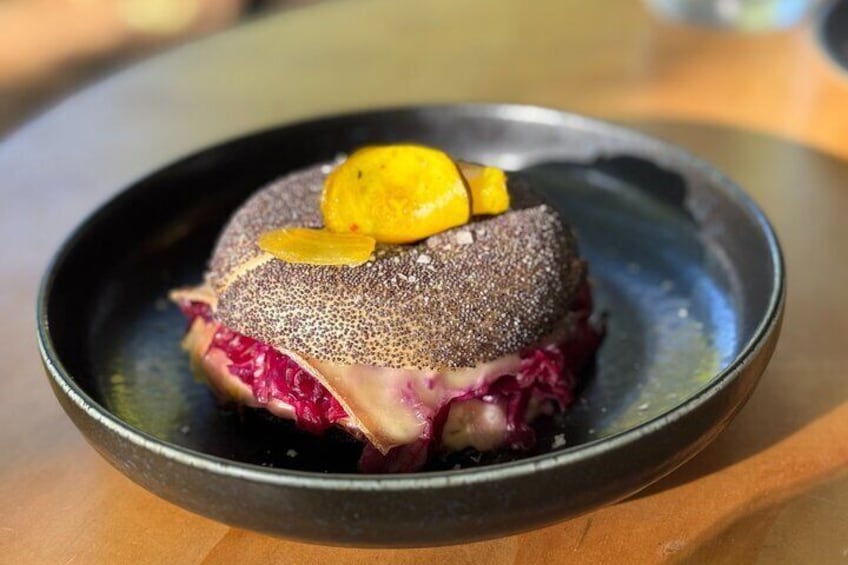 Local baked bagel
