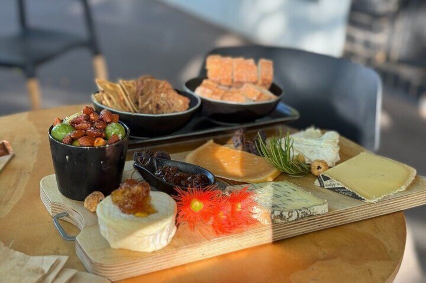 Cheese board in lovely Healesville 