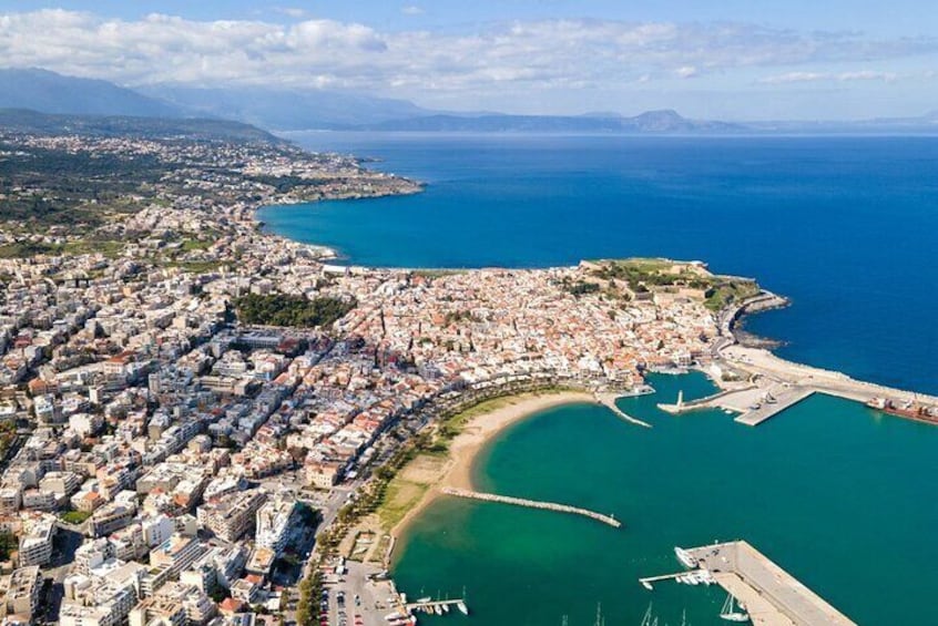 Rethymno from above
