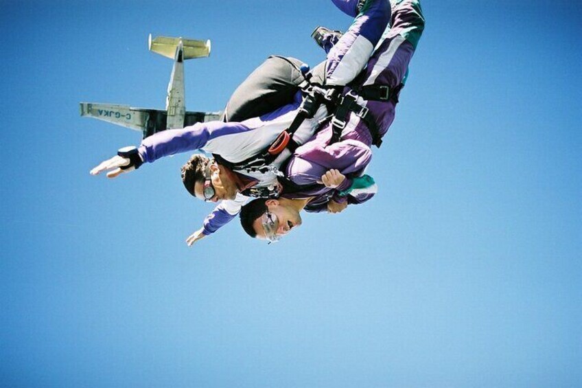 Skydive Tandem Jump Over Barcelona with Transport