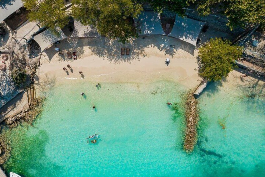 Full Day Private Island Paue Beach Club with Full Feed