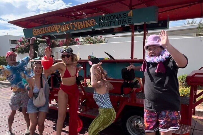 Old Town Scottsdale Party Bike Bar Crawl and Pool Party