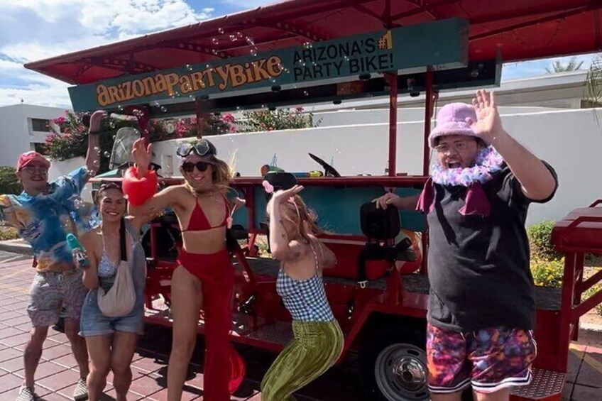 Old Town Scottsdale Party Bike Bar Crawl and Pool Party