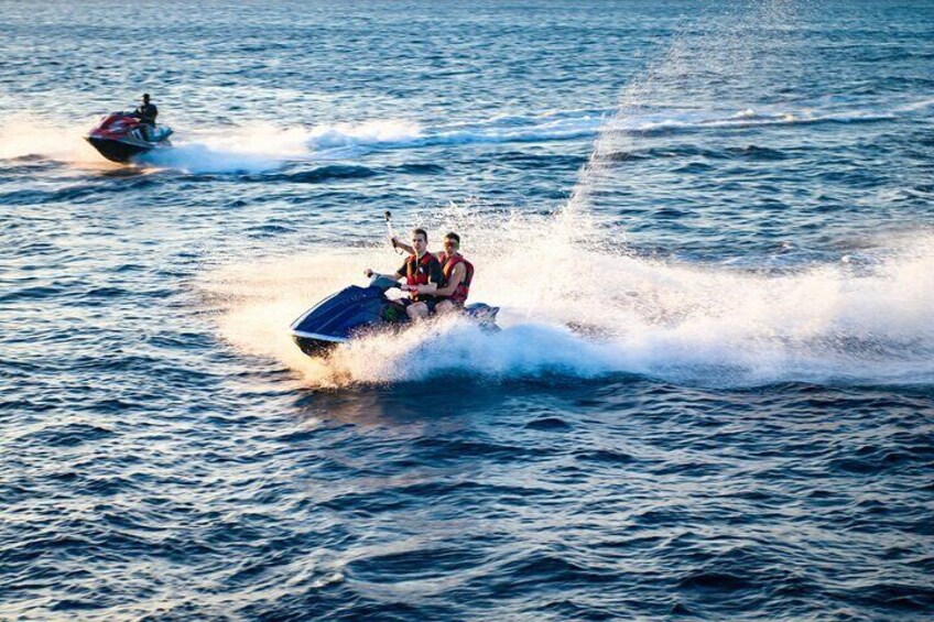 Doha Self Ride Jet Ski Experience with pickup and drop off