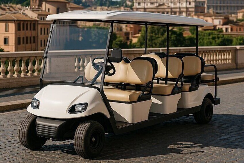 Rome Secret Spots on a Golf Cart (Private or Shared)