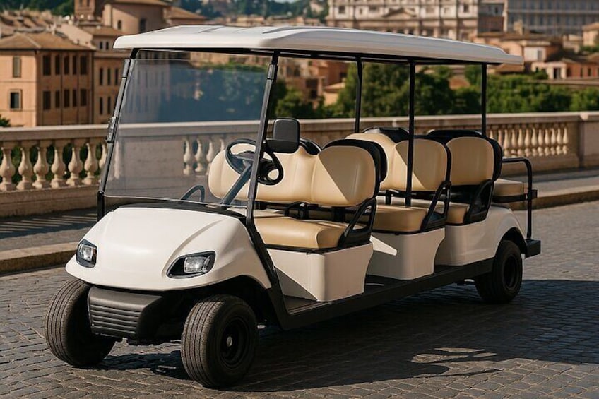 Rome Secret Spots on a Golf Cart (Private or Shared)