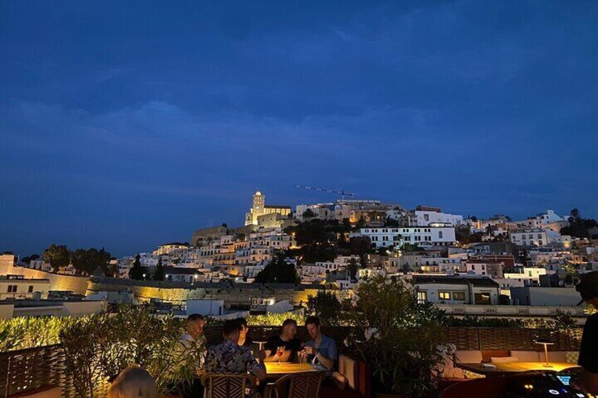 Guided Night Tour of Dalt Vila Ibiza with Copa de Sangría