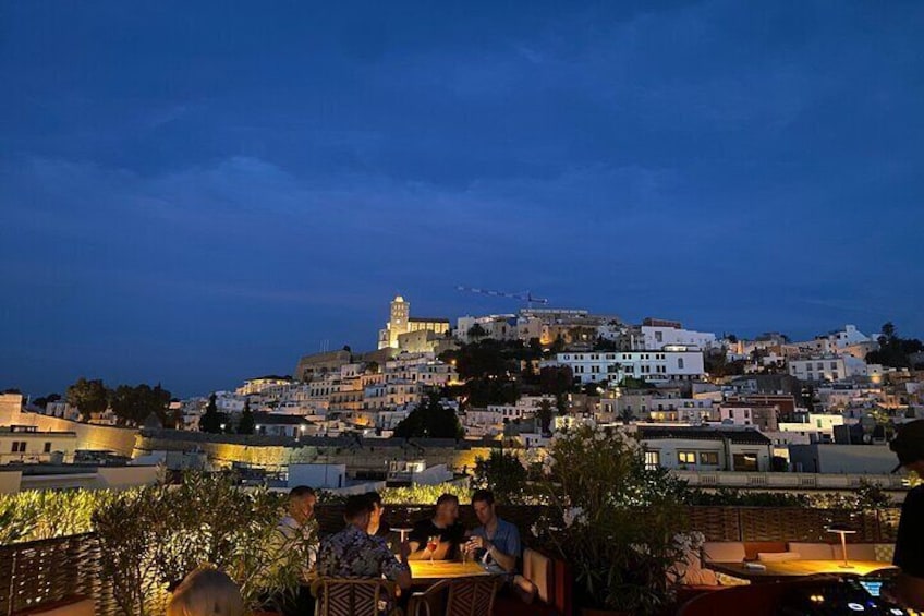 Guided Night Tour of Dalt Vila Ibiza with Copa de Sangría