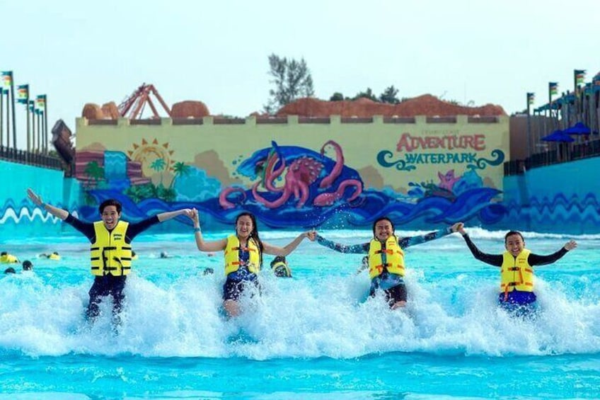 It's a must to experience their man-made waves at Tidal Wave Beach, known as one of the biggest wave pools in Southeast Asia!