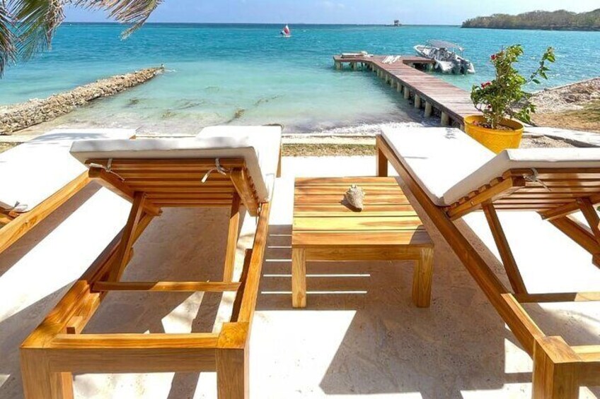 Luxe Beach Club At Rosario Islands Italian Vibes