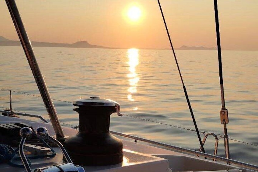 Chania Old Port Luxury Catamaran Cruise