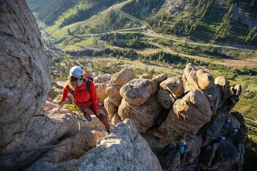 Via Ferrata Adventure in North Lake Tahoe