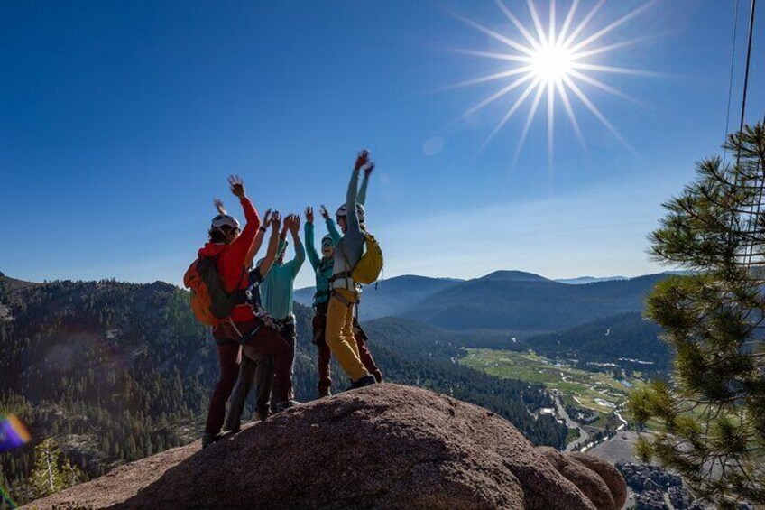 Via Ferrata Adventure in North Lake Tahoe