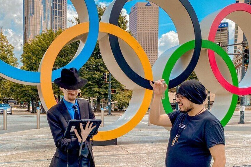 Outdoor Augmented Reality Escape Room in Centennial Olympic Park