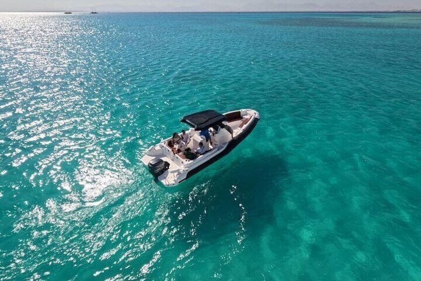 Experience the thrill of your own private speedboat ride across the Red Sea.