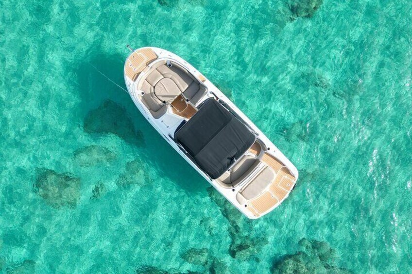 Relax by Boat with Paddle Surfing and Snorkeling in San Antonio