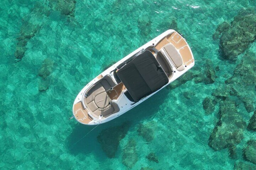 Relax by Boat with Paddle Surfing and Snorkeling in San Antonio