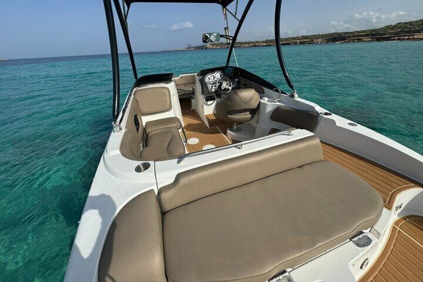 Relax by Boat with Paddle Surfing and Snorkeling in San Antonio