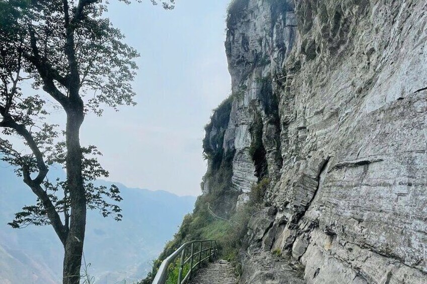 white cliff