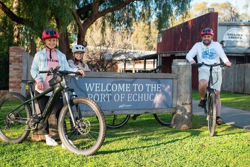 Welcome to Echuca| - Green Pedal E-bike Hire