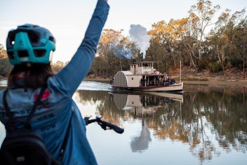 Paddle Steamer - PS Adelaide on the Murray in Echuca Moama