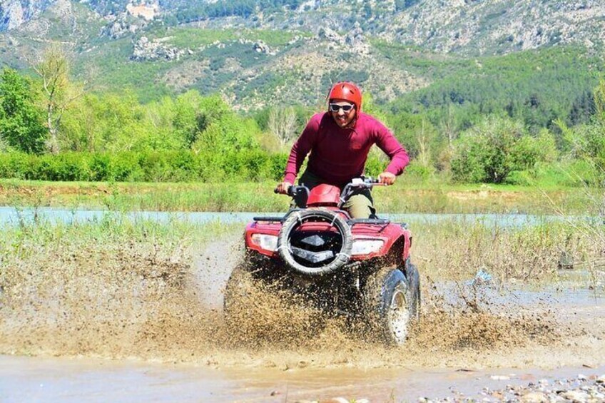 Quad ATV Safari from Side