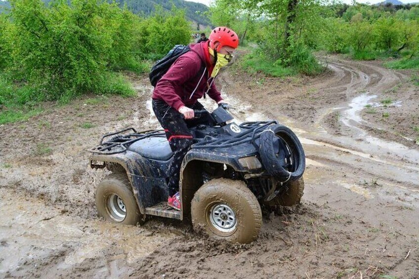 Quad ATV Safari from Side