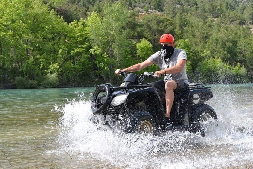 Quad ATV Safari from Side
