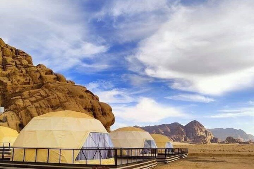 Two Days In Petra and Wadi Rum VIP Bubble and Jeep Adventure