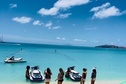 Private Jet Ski Island Adventure from Sint Maarten