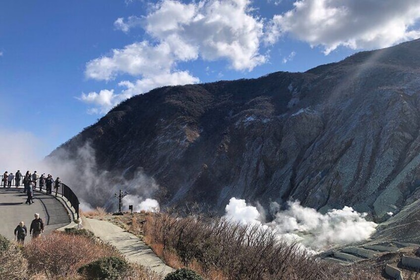 Hakone Day Tour with Lake Ashi cruise & Ohwakudani From Shinjuku