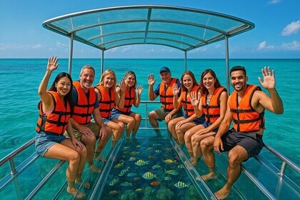 Crystal Boat Trip and Snorkeling Tour from Cozumel