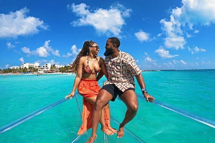 Crystal Boat Trip and Snorkeling Tour from Cozumel