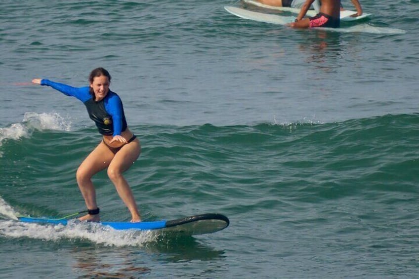 Surfing Lesson at Batu Bolong Beach in Canggu