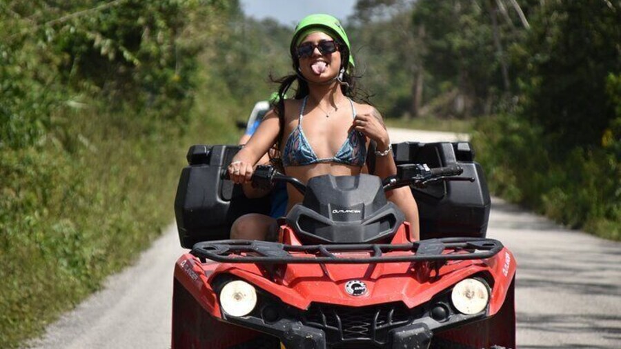 Adrenaline Tour ATV Ziplines and Cenote Swim Day