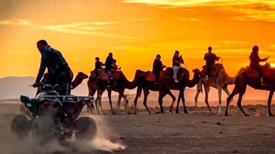Agafay Desert Excursion - Quad and camel - dinner show