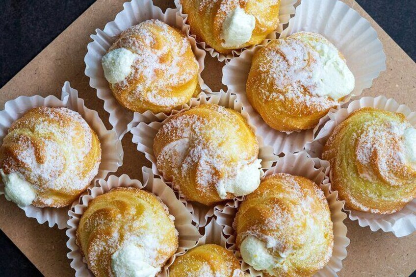 delicious french pastries made during the class