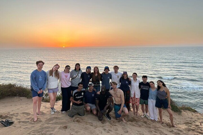 Atlantic to Atlas Adventure Sandboarding Sunset BBQ