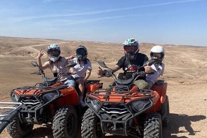 Quad, dinner and show in the desert of Agafay