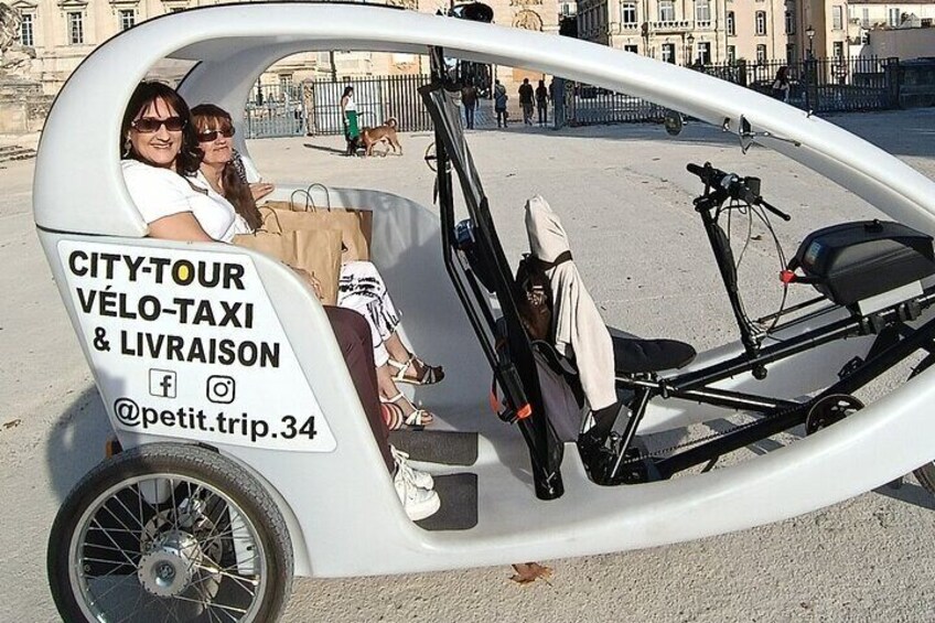 Private Discovery of Montpellier by Bike-Taxi