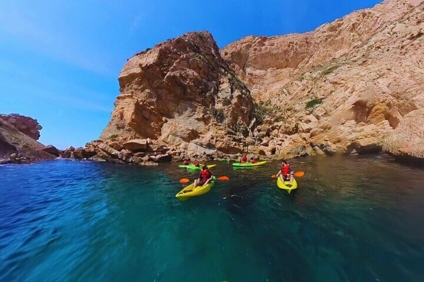Route in Kayak Moraira