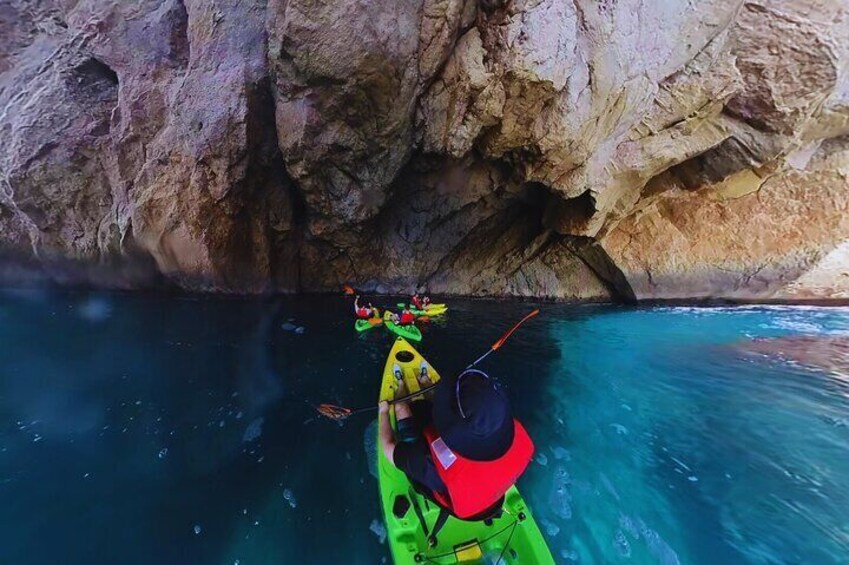 Route in Kayak Moraira