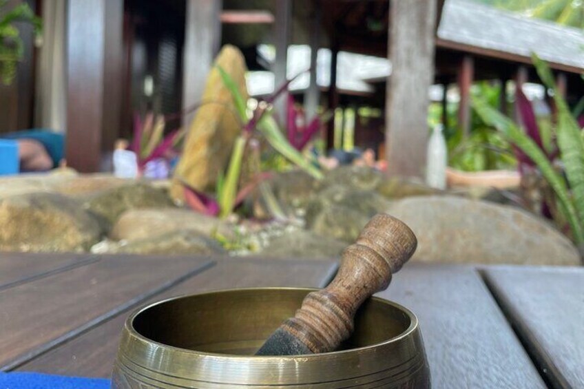 Alarm clock to the sounds of Tibetan bowls