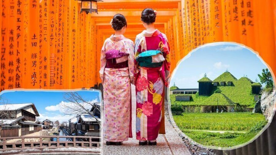 From Osaka: Fushimi Inari -taisha, Omihachiman and La Collina