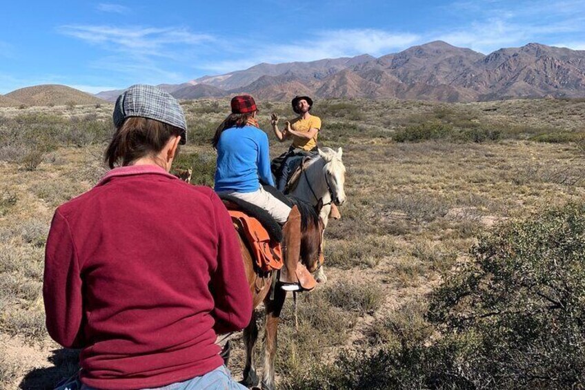 Horseback expedition to The Andes, 2 days. Sleep in the heart of the mountain. 