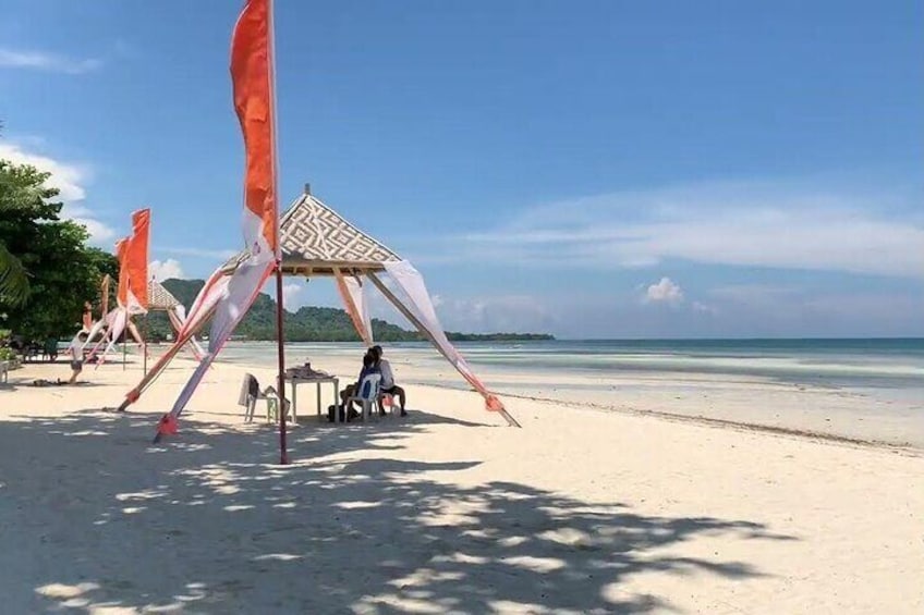 Be amazed with the beautiful white sand of Anda Beach in the other Part area of Bohol Island