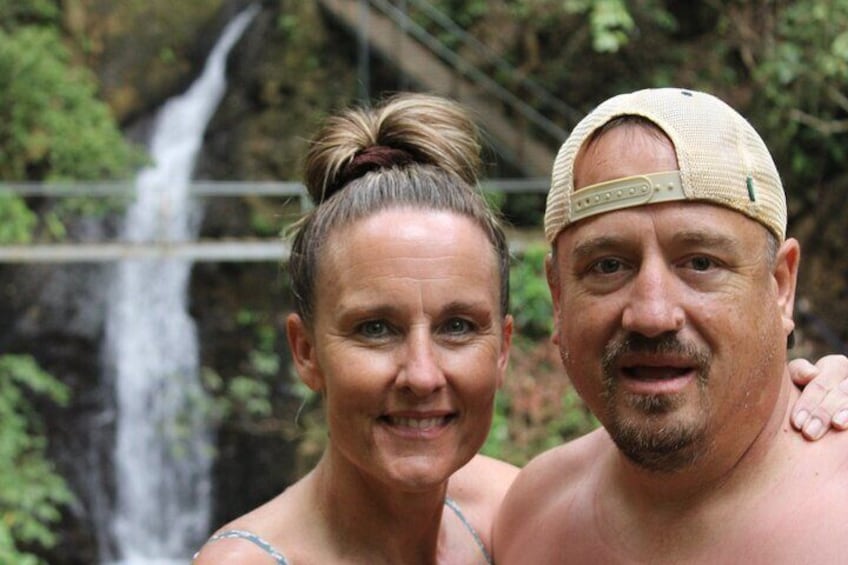 Waterfall and Monkeys from Jaco