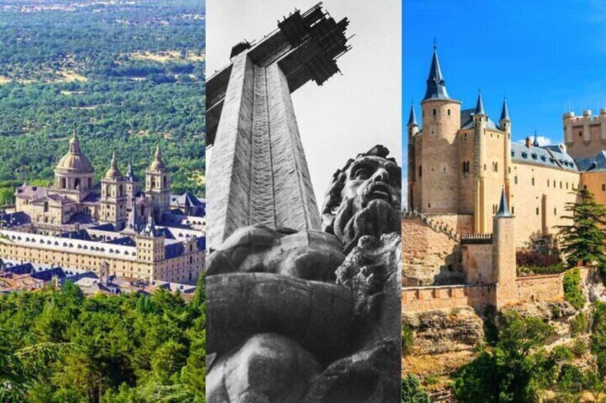 From Madrid El Escorial Valle de los Caídos & Segovia Day Trip