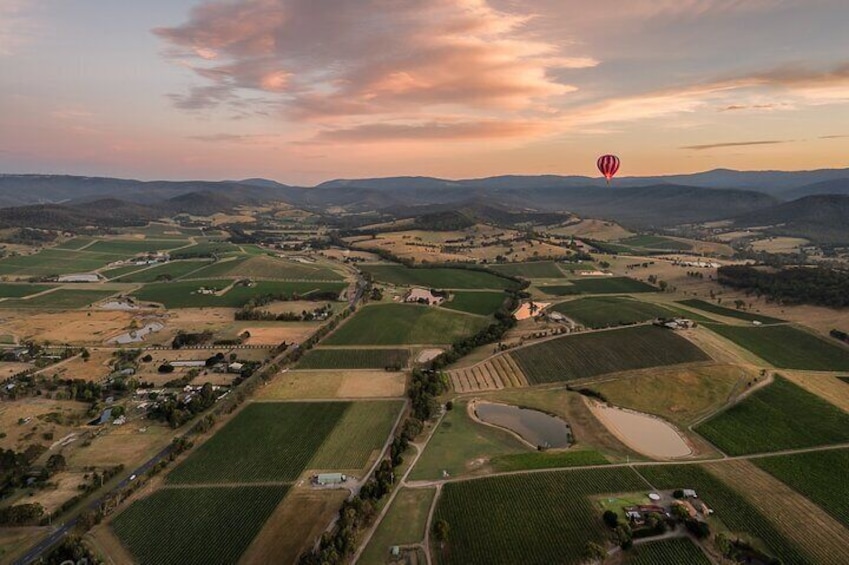 Yarra Valley Ballooning Hot Air Balloon Flight