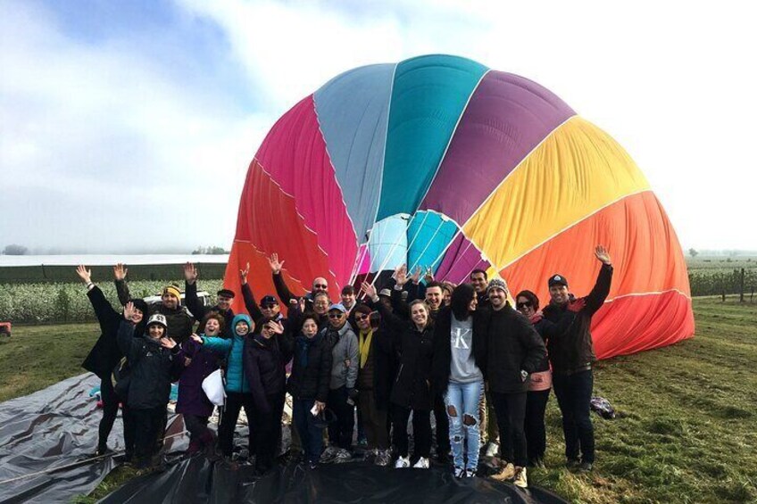 Hot Air Balloon Flight over the Yarra Valley 